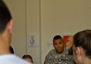 Opening Doors: Bondsteel Soldiers prepare Kosovo teens for English certification test