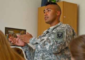 Opening Doors: Bondsteel Soldiers prepare Kosovo teens for English certification test