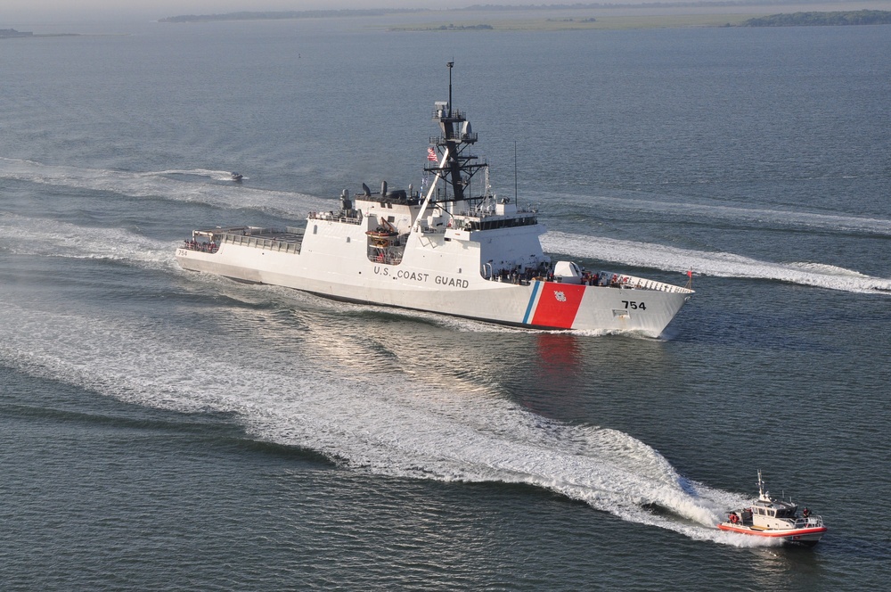Coast Guard Cutter James arrives in Charleston