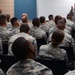 Command chief master sergeant of the Air National Guard visits the 202nd Red Horse Squadron