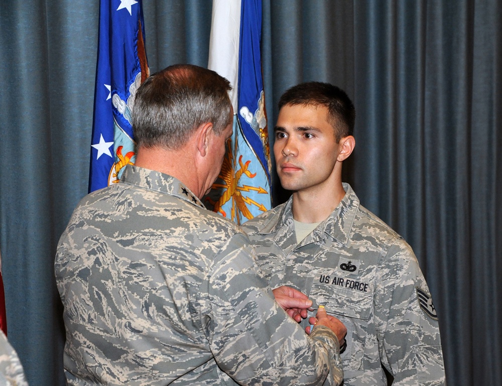 Airman's Medal presentation