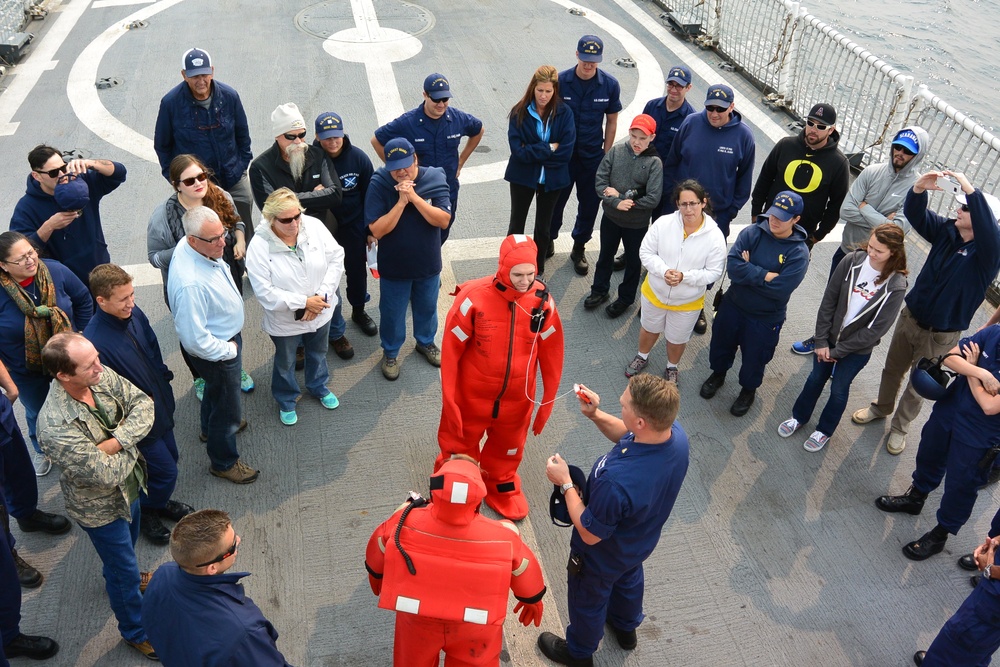 Coast Guard Cutter Alert on deployment