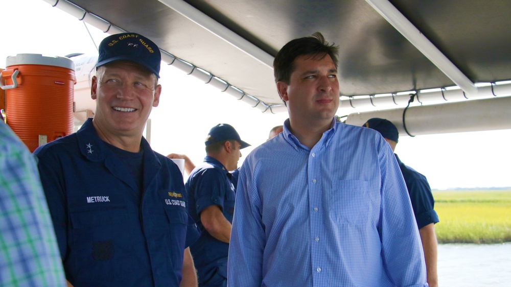 Rep. David Rouzer visits Station Oak Island, NC