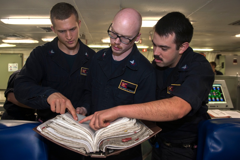 USS Harry S. Truman Sailors train for upcoming deployment