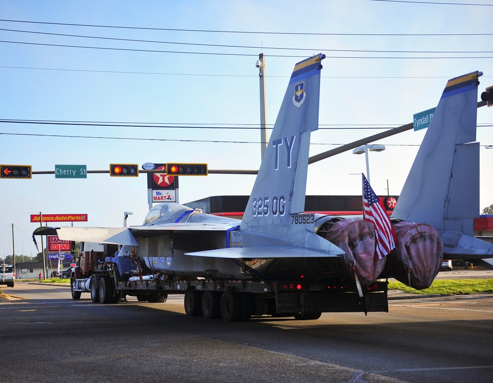 Tyndall F-15C Eagle Transportation