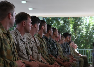 Australians welcome participants at the Exercise Kowari 15 opening ceremony