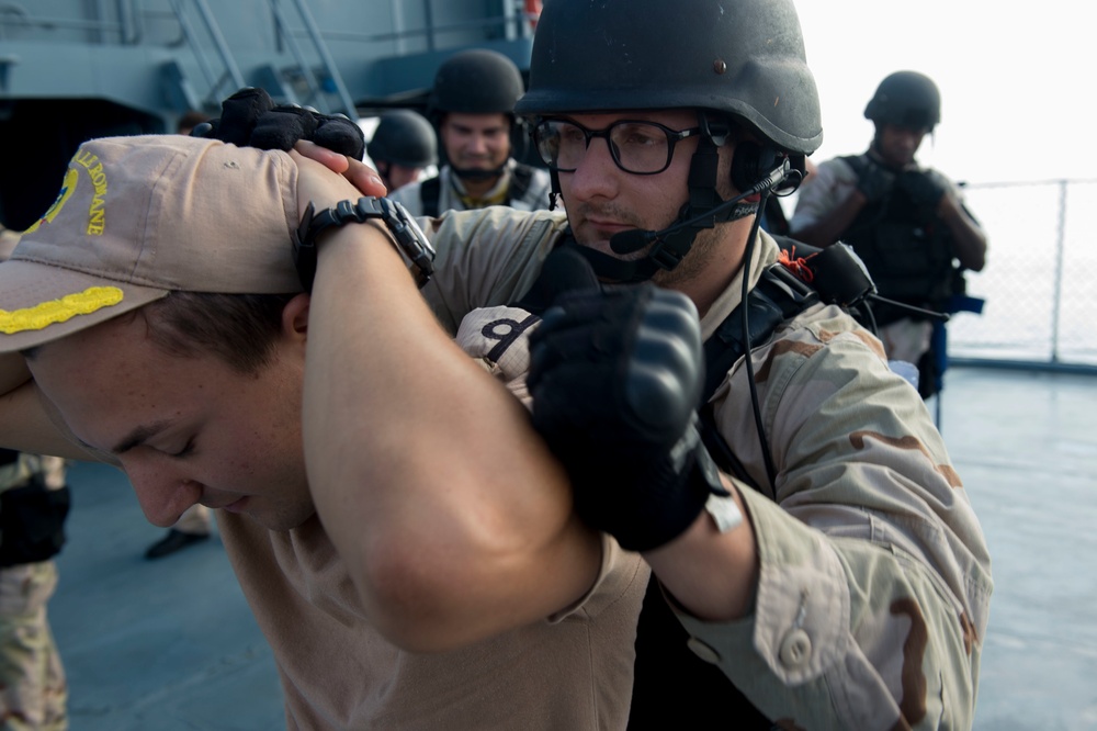 VBSS team members aboard USS Donald Cook