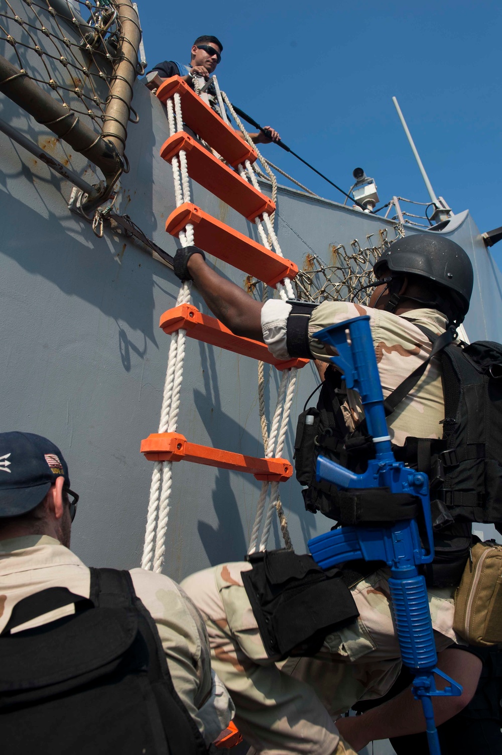 VBSS team members aboard USS Donald Cook