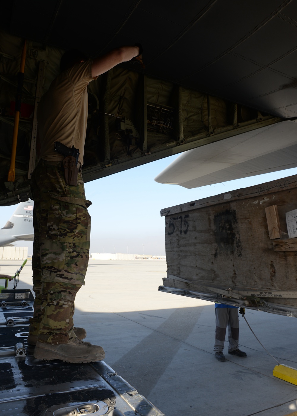 C-130J loadmasters help deliver goods in Afghanistan