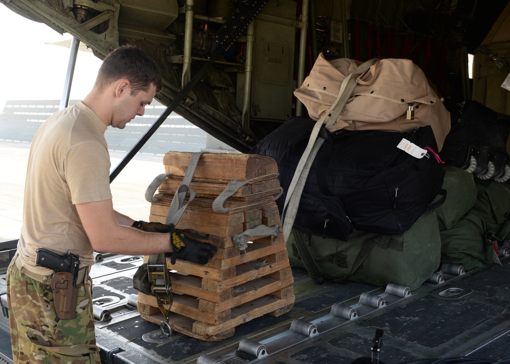 C-130J loadmasters help deliver goods in Afghanistan