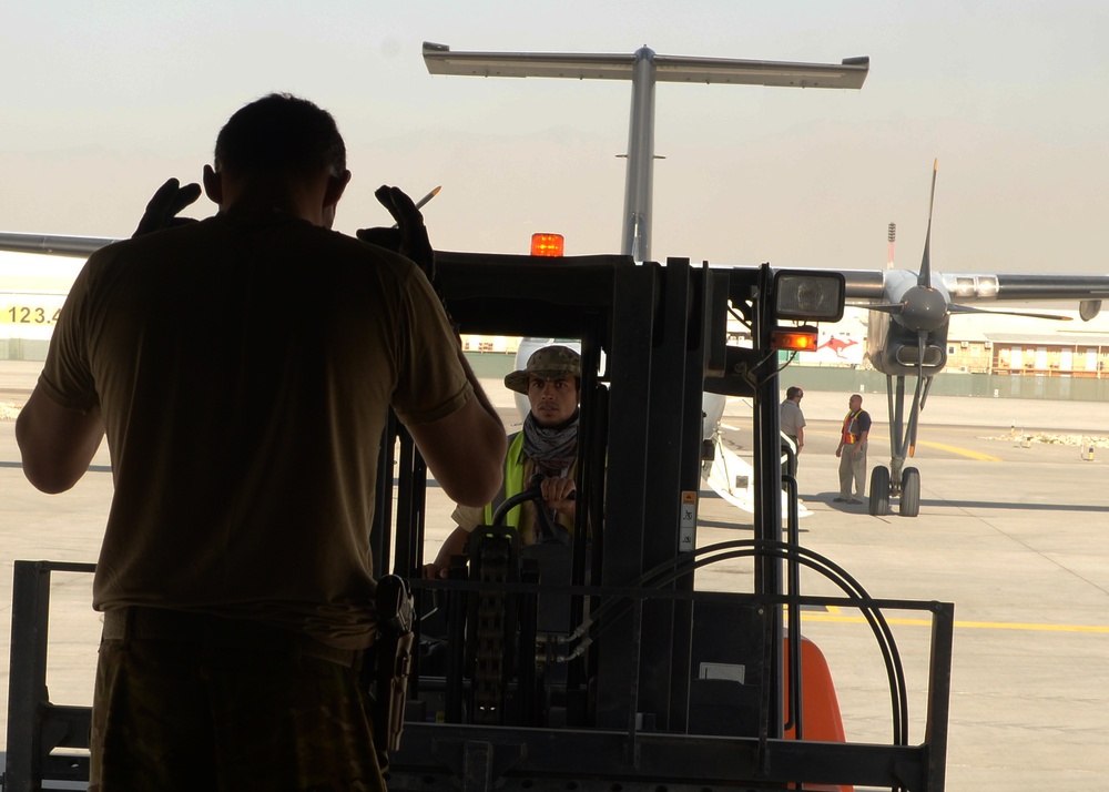 C-130J loadmasters help deliver goods in Afghanistan