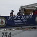 USCGC James arrives in Charleston, SC
