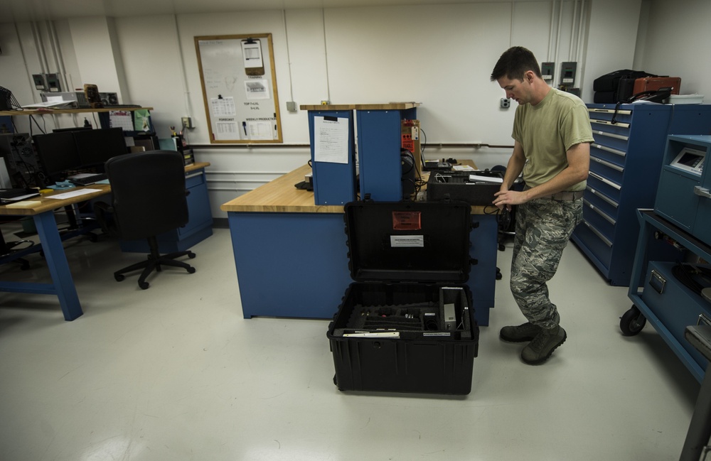 Airmen maintain precision measurement equipment