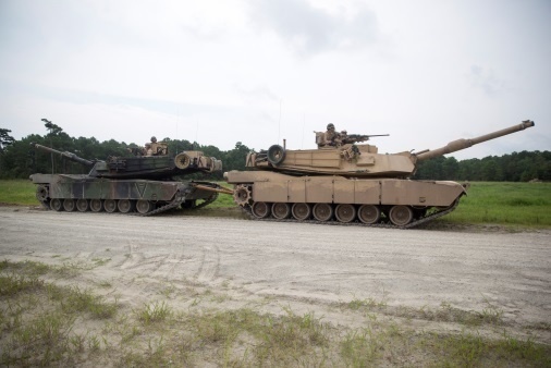 2nd Tank Bn. maneuvers through training