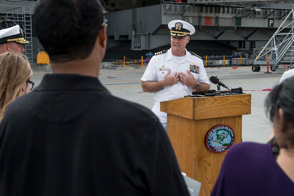 USS Ronald Reagan operations