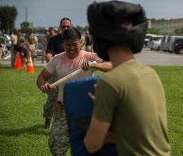 Service Members Get OC’ed to Become Non-Lethal Weapons Instructors