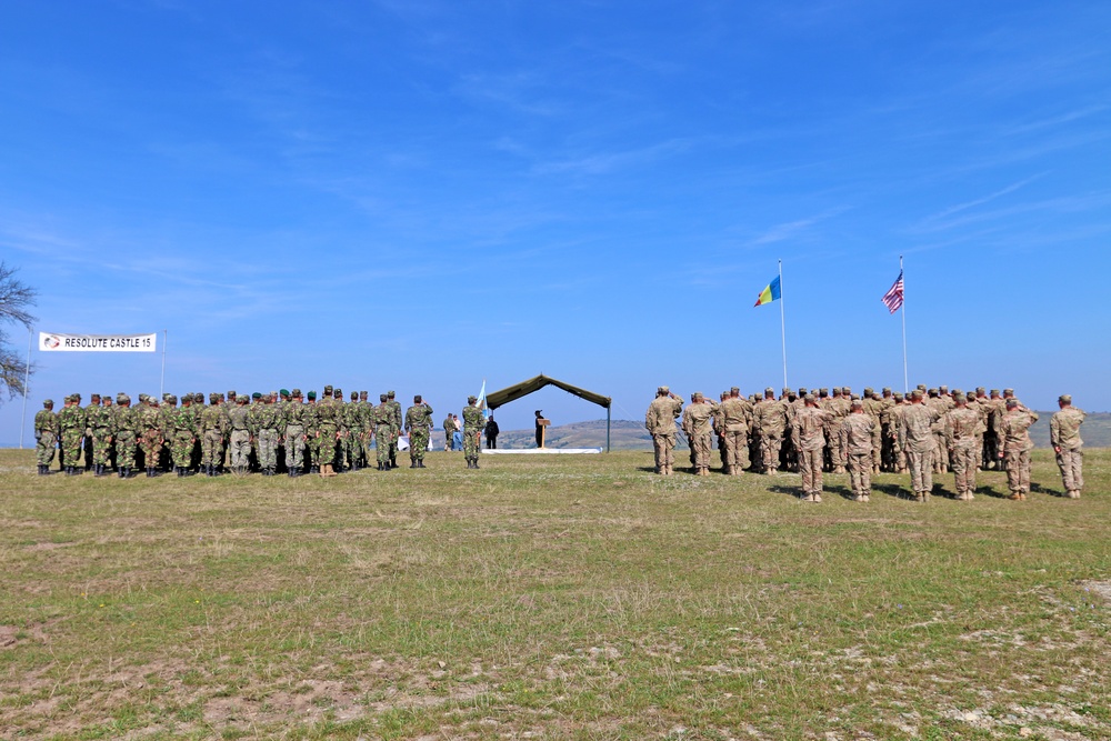Operation Resolute Castle 15 closing ceremony