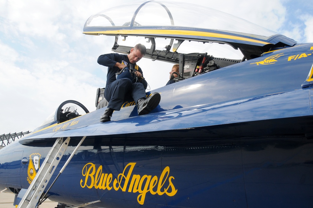 U.S. Navy Blue Angels Key Influencer Flight