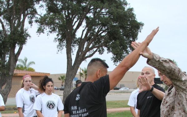 SDSU Aztecs attack Marine fitness challenge