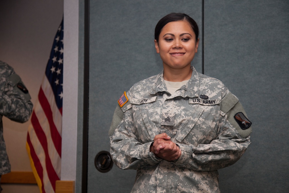 Spc. Soy Promotion Ceremony
