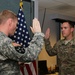 55th Signal Company (Combat Camera): Cpl. Huley Re-enlistment Ceremony