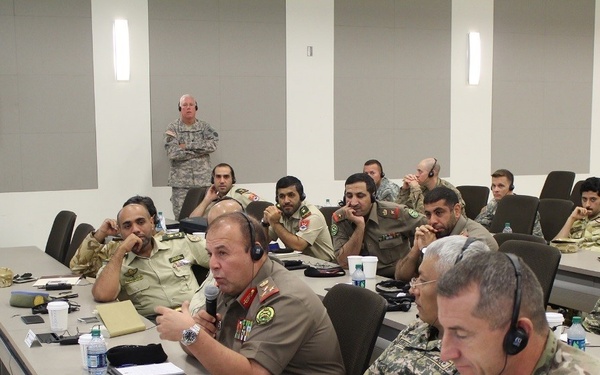 Officers discuss combined arms strategy