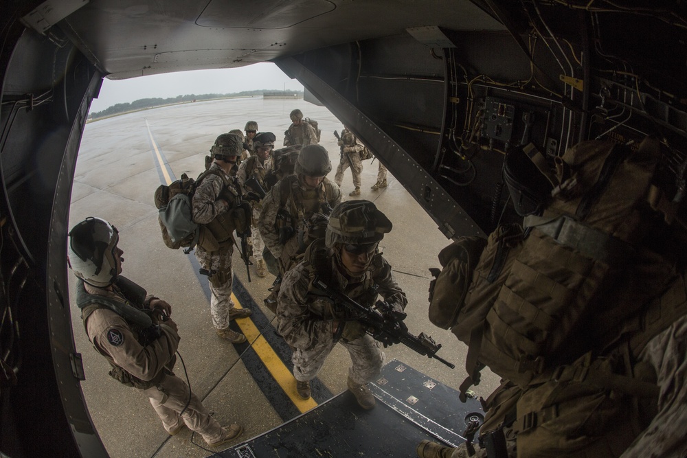 FAST Marines conduct Embassy Reinforcement exercise assisted by VMM 263