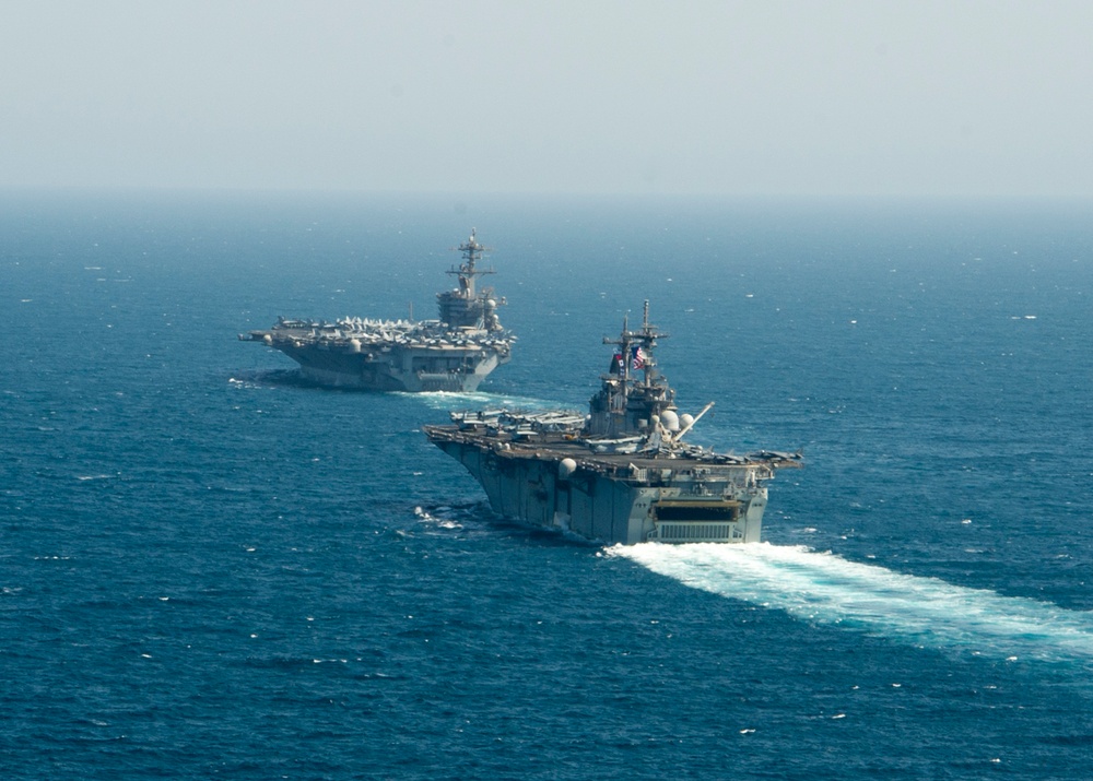 USS Theodore Roosevelt action