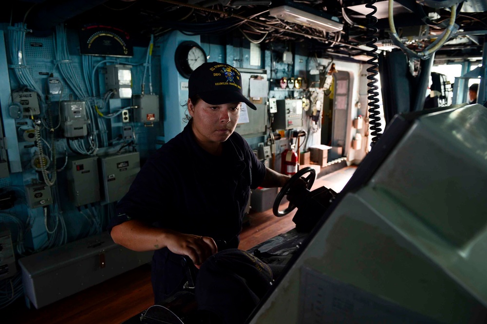 USS Forrest Sherman action