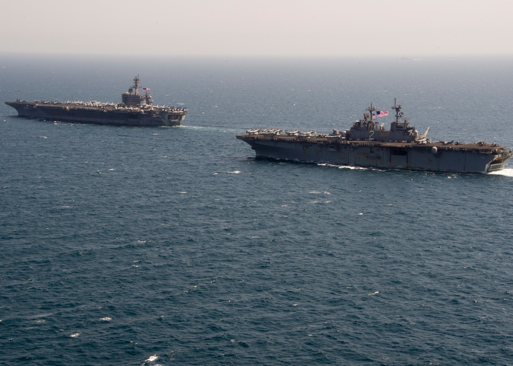 USS Theodore Roosevelt action