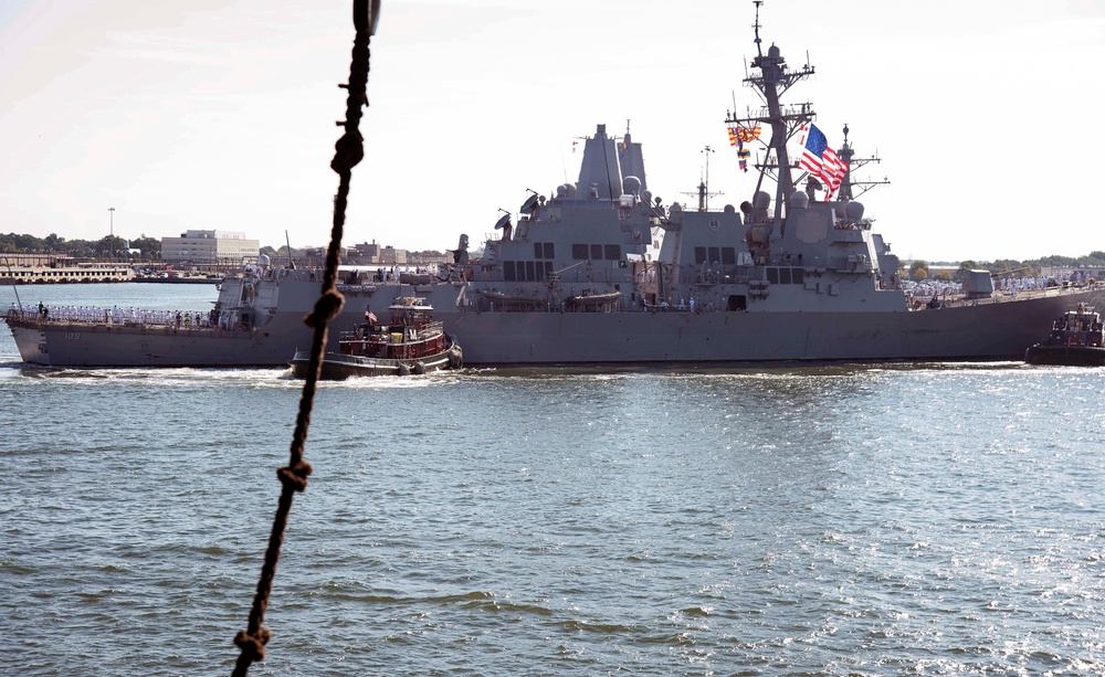 USS Jason Dunham (DDG 109) returns to homeport
