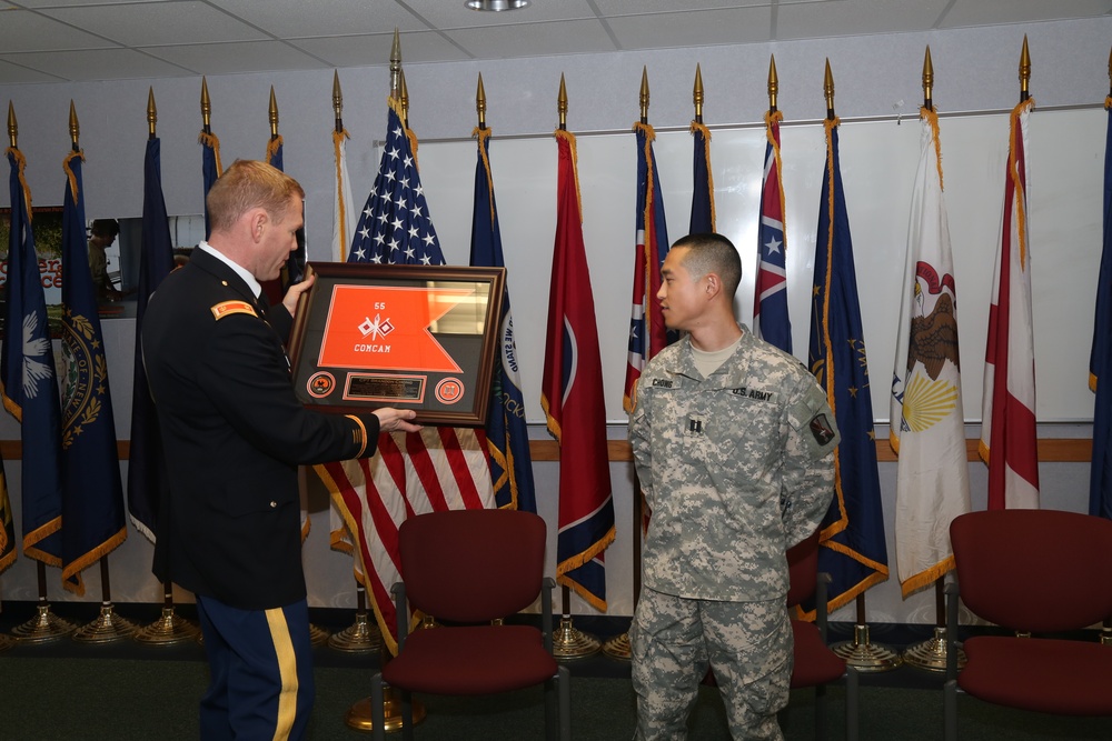 55th Signal Company (Combat Camera) farewell ceremony