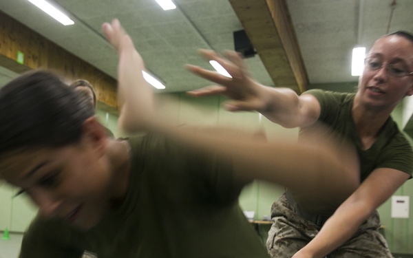 Female US, Qatari service members share tactics