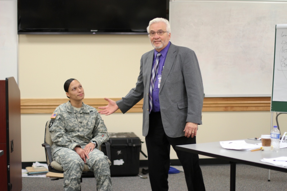 Army Reserve Domestic Violence Training at FLETC