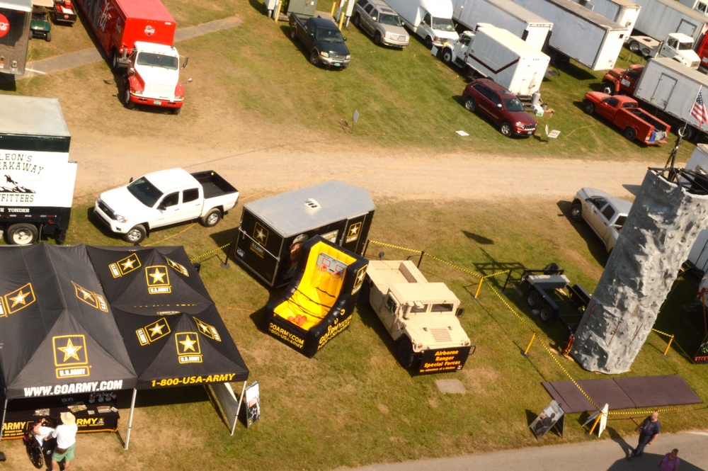 Vermont Army recruiters man exhibit at Champlain Valley Fair