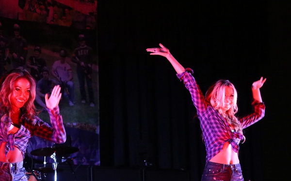Marines gather for entertainment icons at air station appreciation event