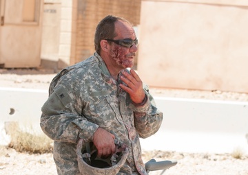 In 'the box' at Fort Irwin