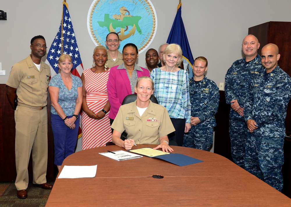 Suicide Prevention Month Proclamation at Naval Air Station Jacksonville