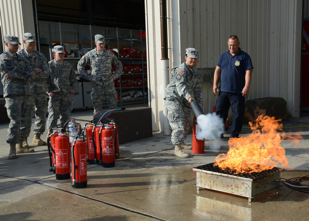 92nd Military Police Company Sembach conducts fire rescue and prevention training