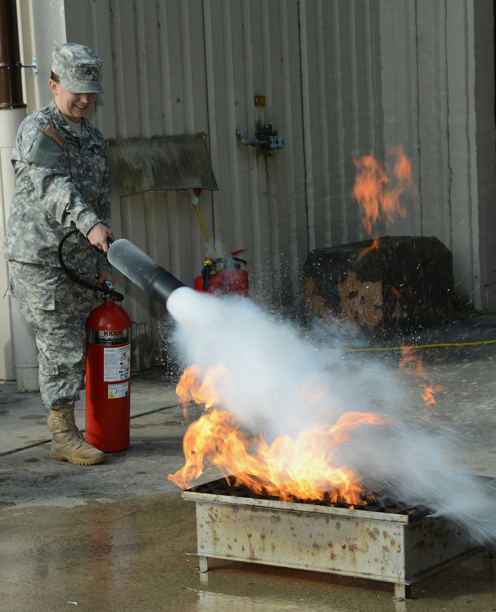 92nd Military Police Company Sembach conducts fire rescue and prevention training