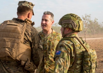 U.S. Marines with Marine Rotational Force – Darwin and Australian Army soldiers train together during Exercise Crocodile Strike