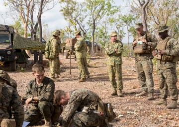 US Marines with Marine Rotational Force – Darwin and Australian Army soldiers train together during Exercise Crocodile Strike