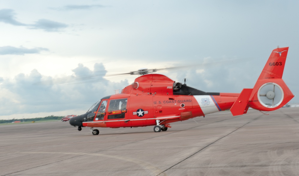 New Delta model MH-65 Dolphin helicopter