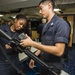 USS Rushmore Sailor receives weapons training