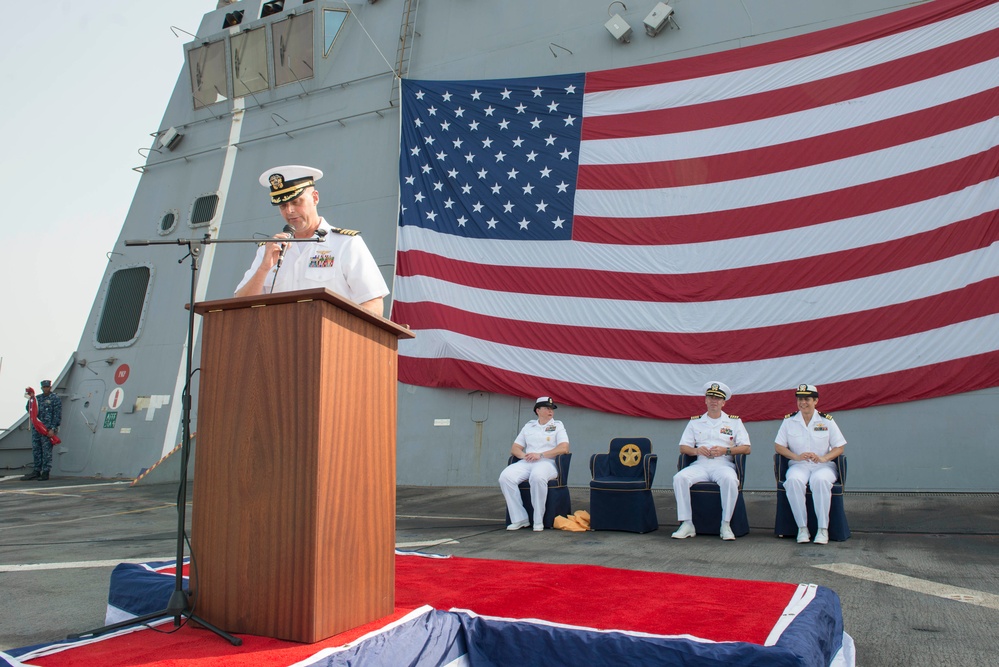 USS Anchorage change of command