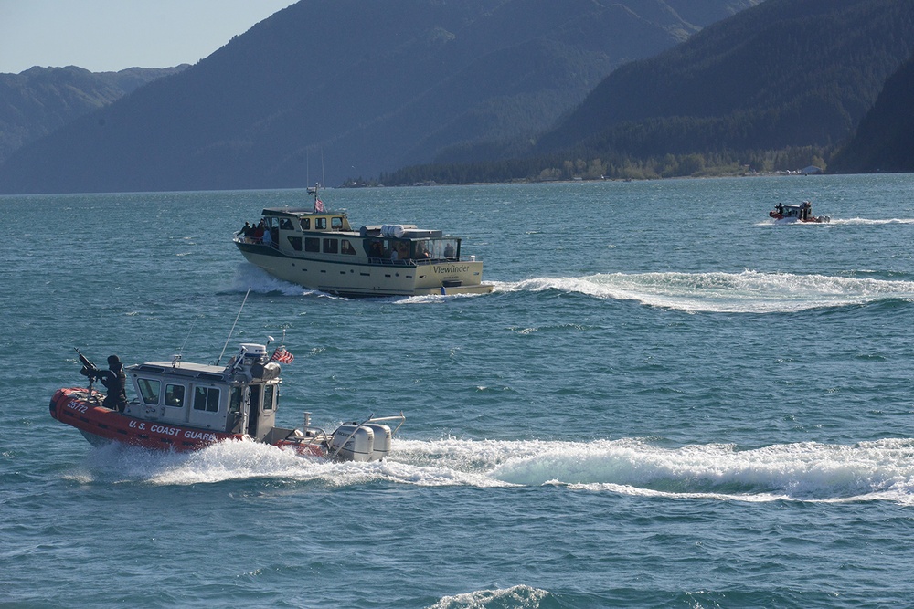 Coast Guard provides security for Obama visit to Seward, Alaska