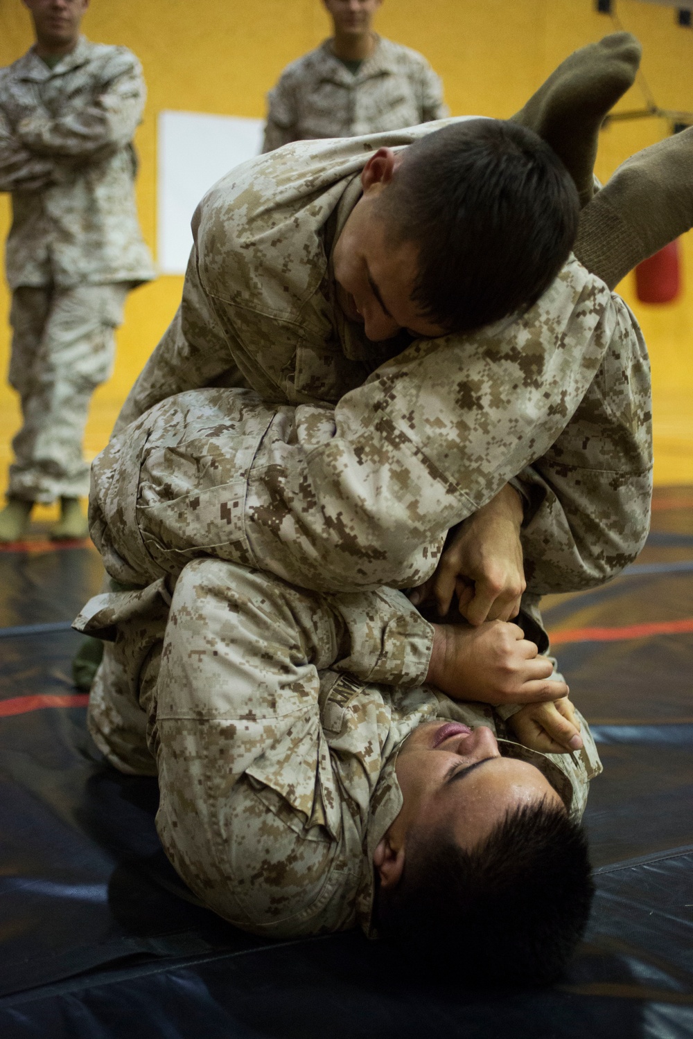 Marines Face Off During Martial Arts Training