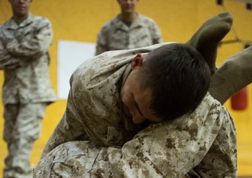 Marines Face Off During Martial Arts Training