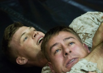 Marines Face Off During Martial Arts Training