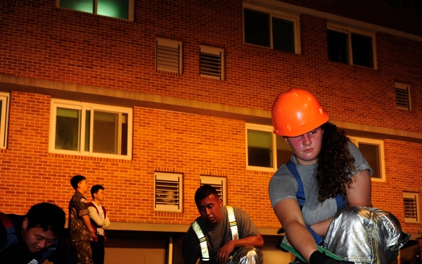 USAF/ROKAF joint firefighter exercise